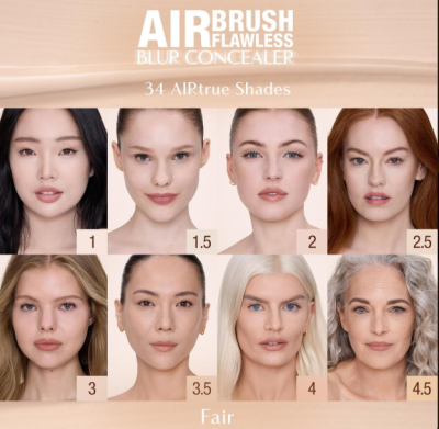 Charlotte Tilbury Airbrush Flawless Blur Concealer – 1 Fair